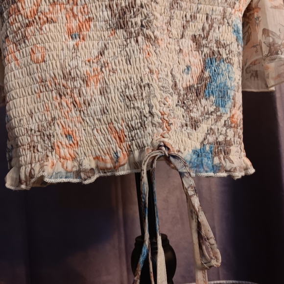 Hippie Vibe Tribe Vintage Floral Print Mini dress - Picture 9 of 11